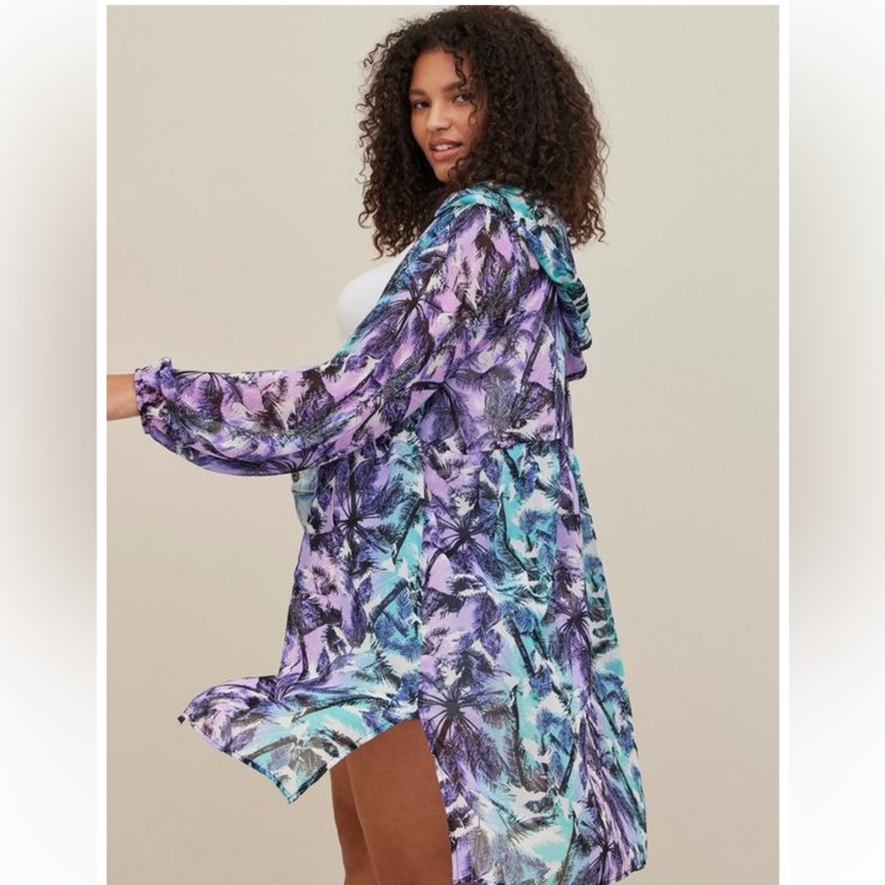 Torrid Chiffon sheer jacket